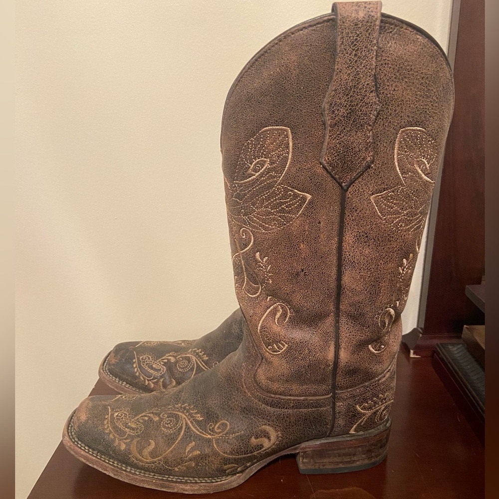 Corral Boots Women's Dragonfly Square Toe Boots